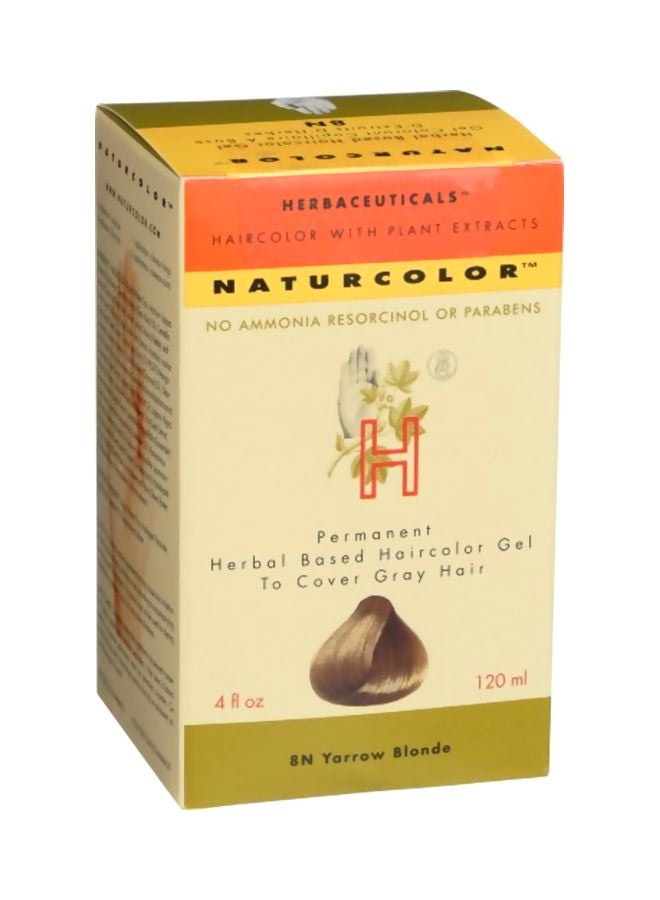 Naturcolor - Permanent Hair Colour Gel 8N Yarrow Blonde - Image 1