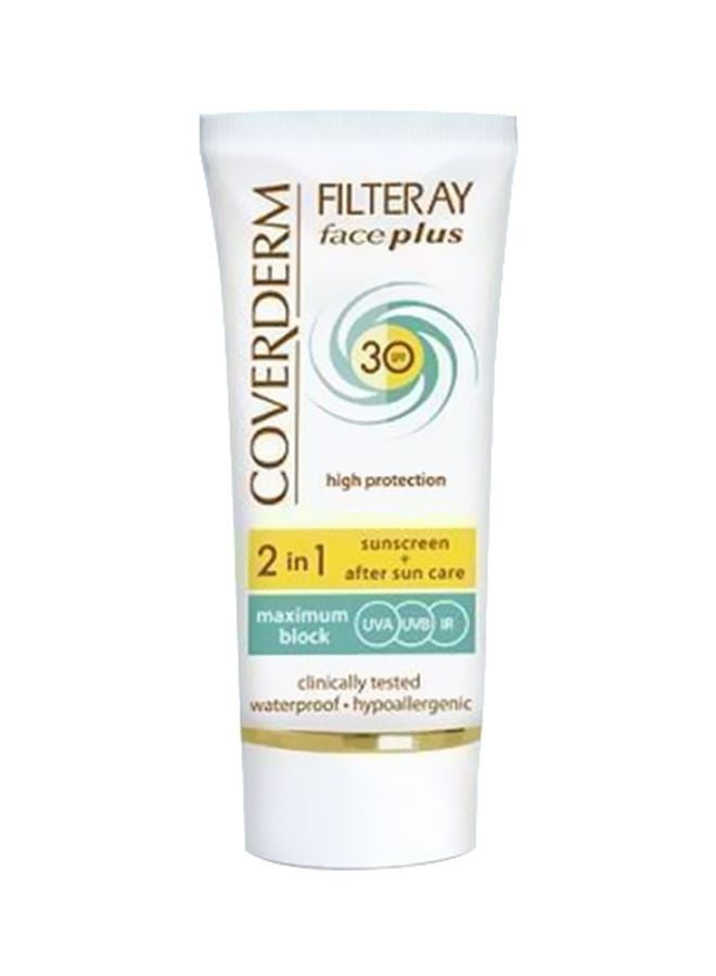 COVERDERM - Filteray Face Plus 30SPF Sunscreen 50ml - Image 1