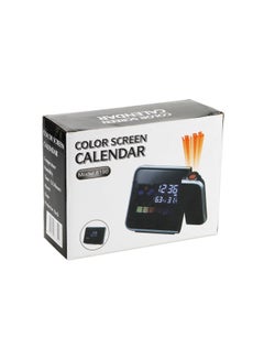 Generic Digital Alarm Clock With Projector Black/Silver 15x10.5cm  - Image 4