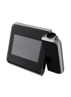 Generic Digital Alarm Clock With Projector Black/Silver 15x10.5cm  - Image 3