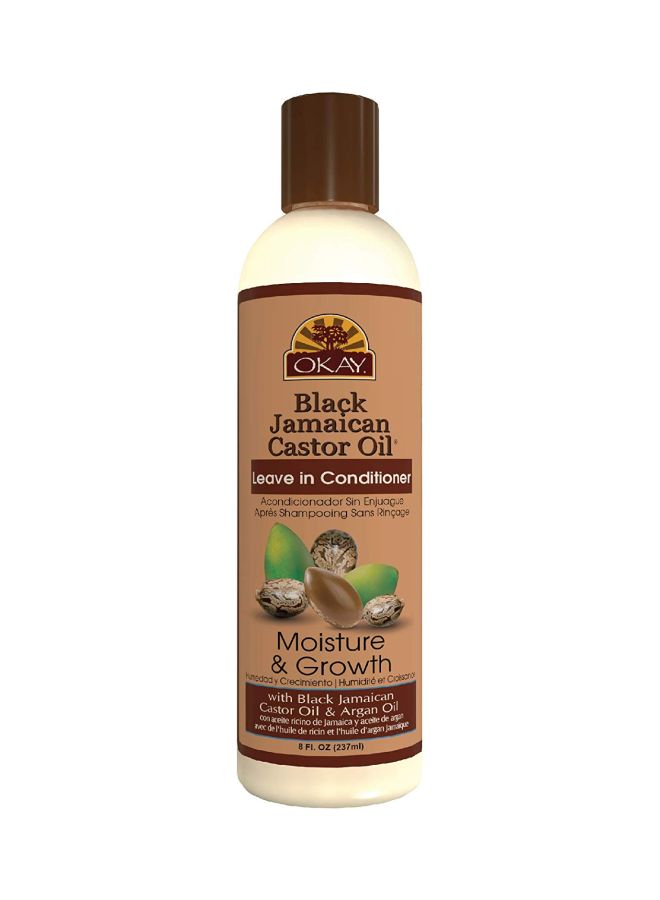 OKAY Jamaican Castor Oil Leave In Conditioner Castor & Argan Oil 237ml