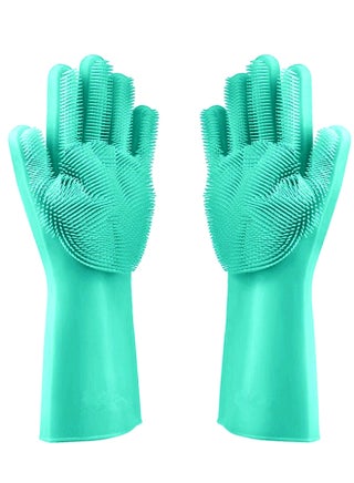 قفاز ماجيك من السيليكون لتنظيف الصحون متعدد الألوان One Size - v1559657079/N26499755A_1