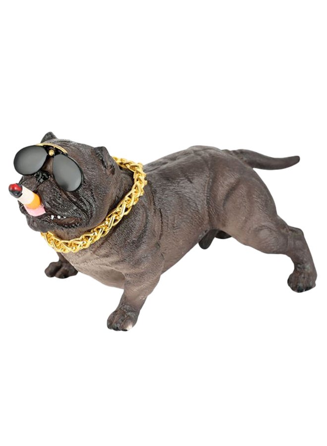 Generic Metal Bulldog Ornament Car Decoration 