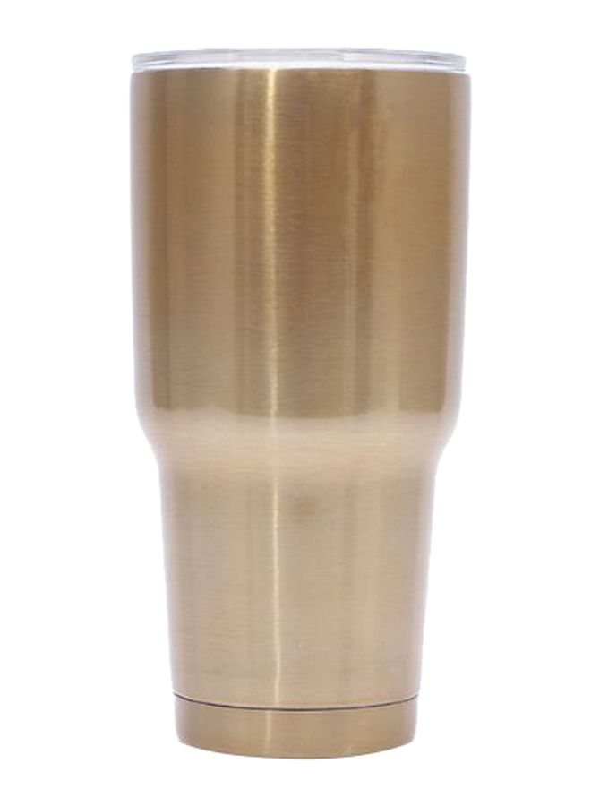 Folgandros - Vacuum Insulated Tumbler With Lid Champagne Gold 900ml - Image 1