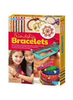 4m KidzMaker Friendship Bracelets Craft Kit 8x11x2inch  - Image 1