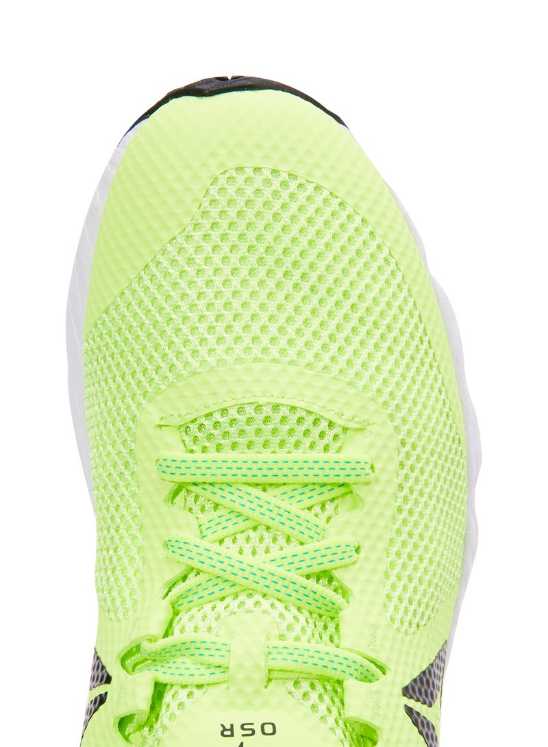 OSR Harmony Racer Lace-up Running Shoes Neon Green/Black