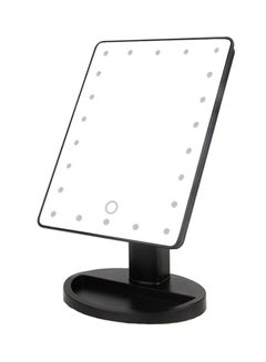 ماركة غير محددة مرآة مستحضرات تجميل ب22 مصباح LED وبشاشة لمس أسود 18.5 x 25Ø³Ù†ØªÙŠÙ…ØªØ± 