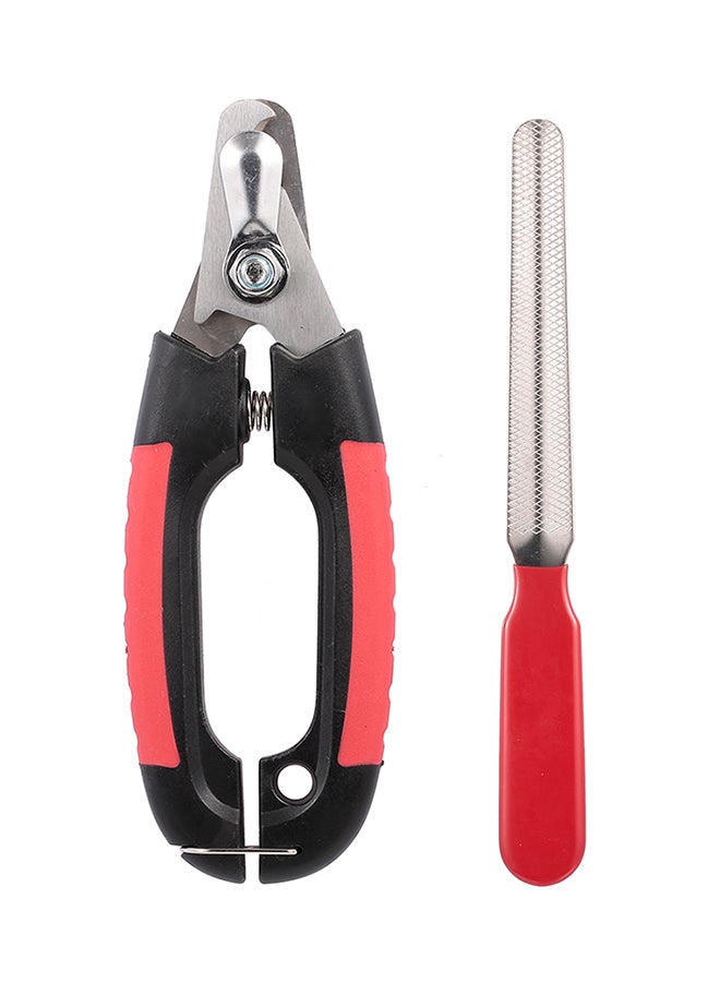 Professional Pet Dog Nail File Grooming Scissors And Clippers Multicolor 96grams
