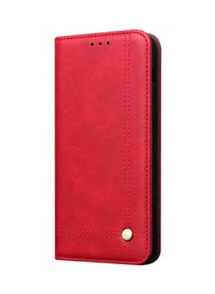 ATOKIT Retro Horse Pattern Phone Cover For Samsung Galaxy S10 Plus Red 