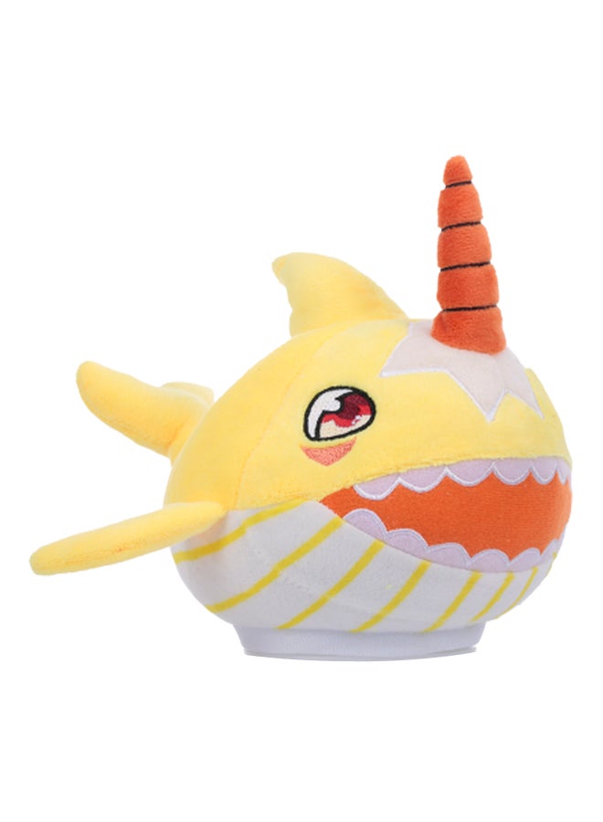 دمية محشوة وقابلة للتحريك للأطفال على شكل قرش ناروال