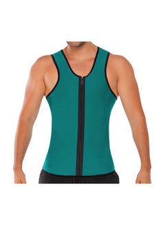 Generic Zipper Corset Vest Green  - Image 1