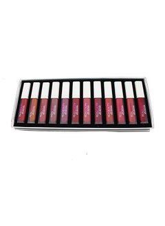 REAL BEAUTY 12-Piece Liquid Lipstick Set Multicolour  - Image 2