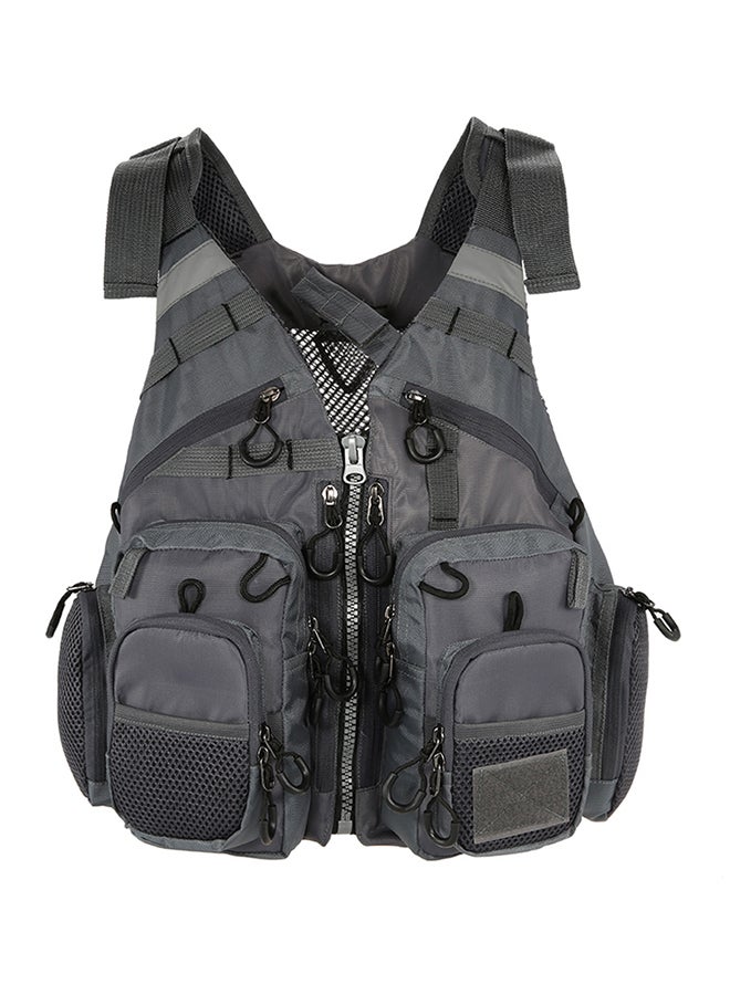LIXADA Multi Pocket Breathable Mesh Fishing Waistcoat - Image 1
