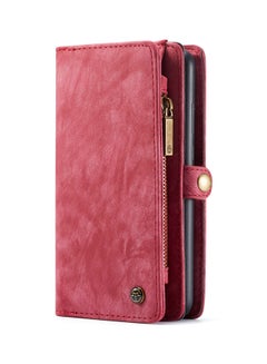 TraMx Protective Wallet Leather Case Cover For Huawei P30 Pro Red  - Image 1