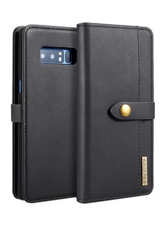 TraMx Protective Wallet Leather Case Cover For Samsung Galaxy Note 8 Black  - Image 1