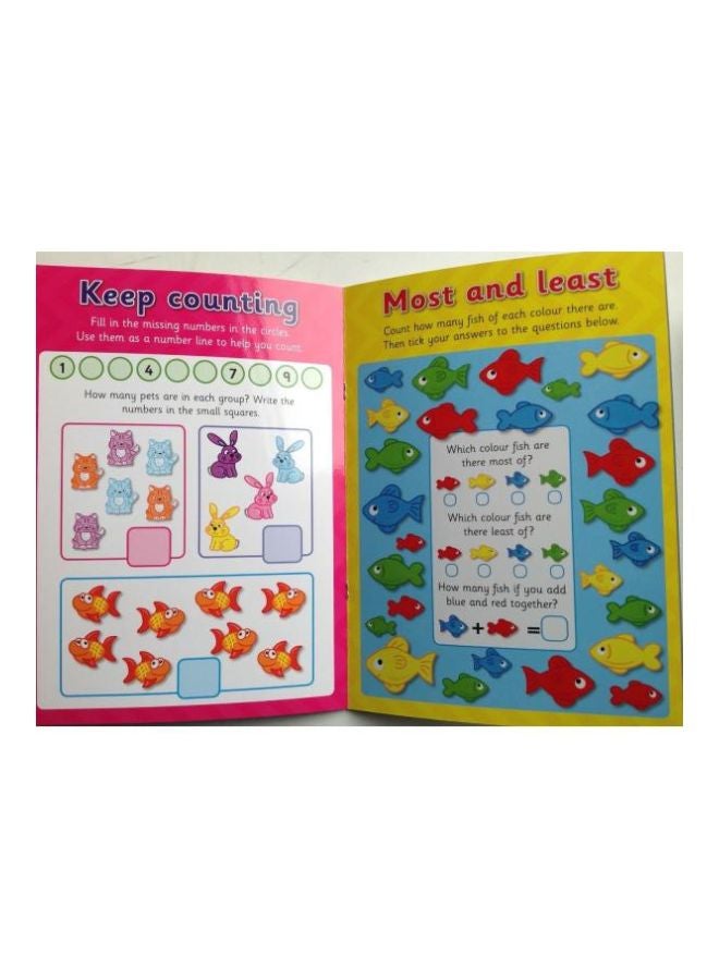 Pack Of 12 Ready For School Maths White/Yellow/Red - Image 2