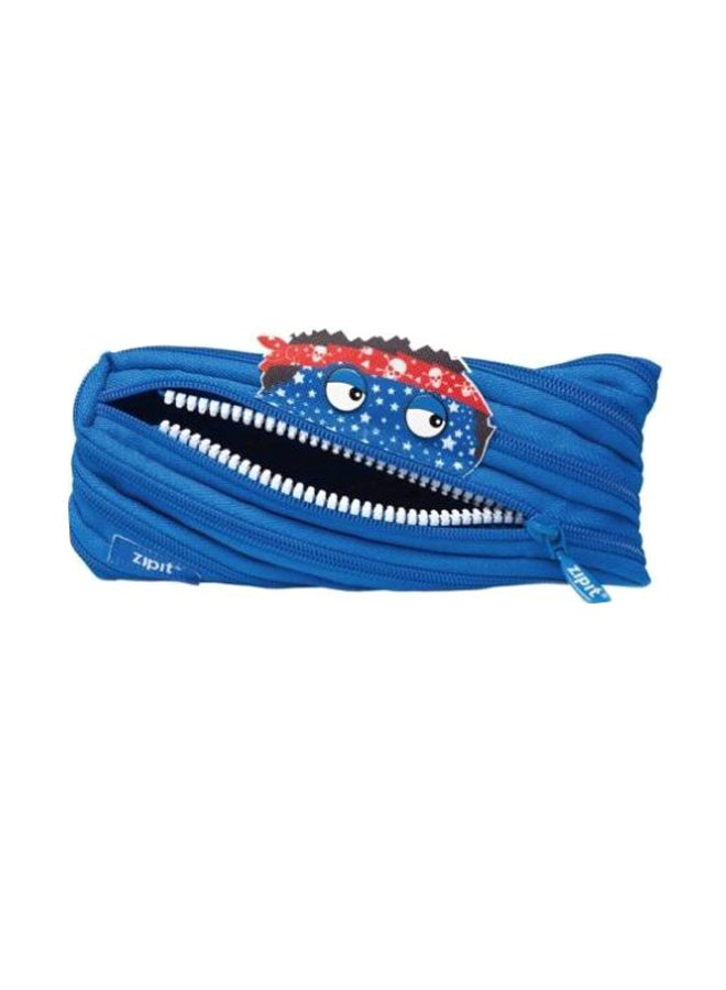 Zipit Talking Monster Pencil Case Blue/Red - Image 1