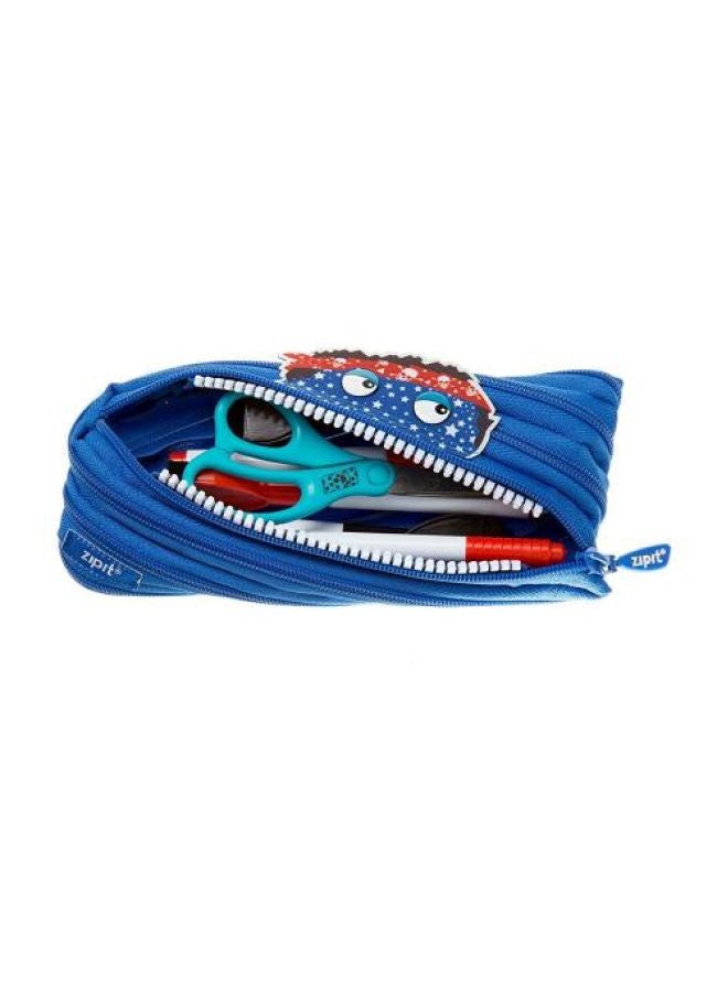 Zipit Talking Monster Pencil Case Blue/Red - Image 2
