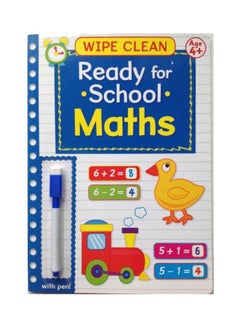 Generic Pack Of 12 Ready For School Maths White/Yellow/Red  - Image 1