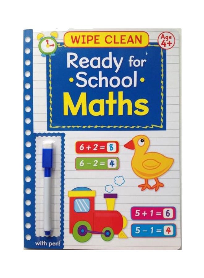 Pack Of 12 Ready For School Maths White/Yellow/Red - Image 1