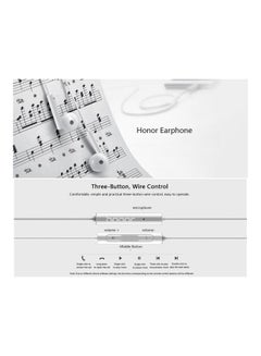 Honor 3.5mm In-Ear Wired Headphone White  - Image 2