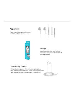 Honor 3.5mm In-Ear Wired Headphone White  - Image 4