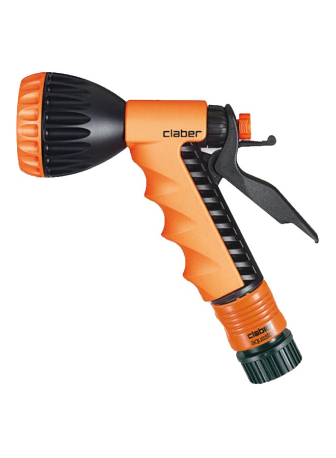 كلابر فوهة رشاشة عريضة بزر تشغيل لخرطوم الحديقة برتقالي/أسود 17.8 x 5.7 x 29.8Ø³Ù†ØªÙŠÙ…ØªØ± - Image 1
