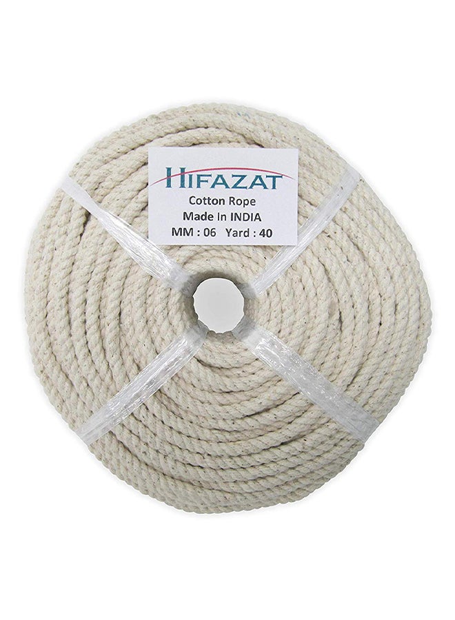 Cotton Rope 6 millimeter Beige 40yard - v1559808561/N25280245A_1