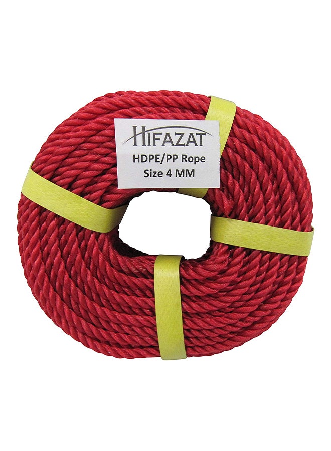 HIFAZAT Nylon Rope 40 Yd Red 4mm