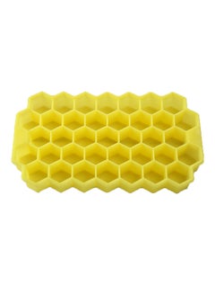 ATOKIT 37 Cubes Silicone Ice Mold Yellow 20 x 12 x 2centimeter 