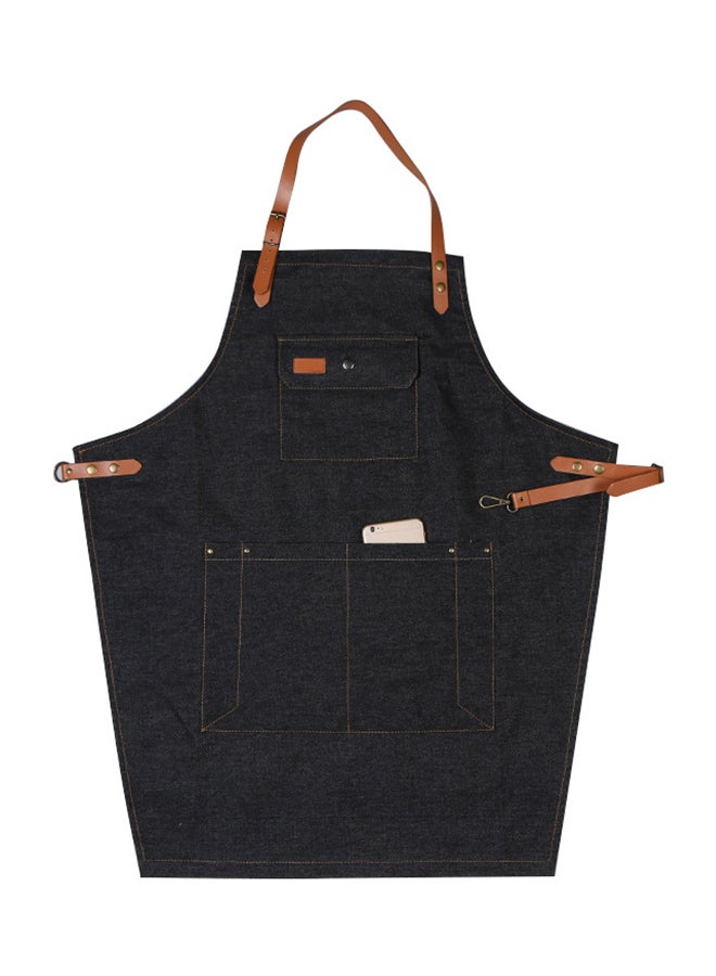 Angel city - Antifouling Denim Waterproof Apron Black one size - Image 1