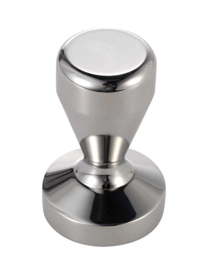 Stainless Steel Coffee Tamper Silver 11 x 6 x 6centimeter