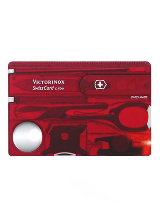 Victorinox Swiss Card Lite Red/White 9 x 9cm 