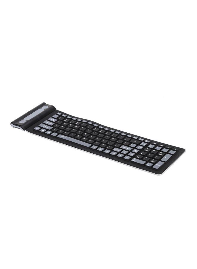 2.4 Portable Wireless Keyboard With USB Receiver Black - Image 4
