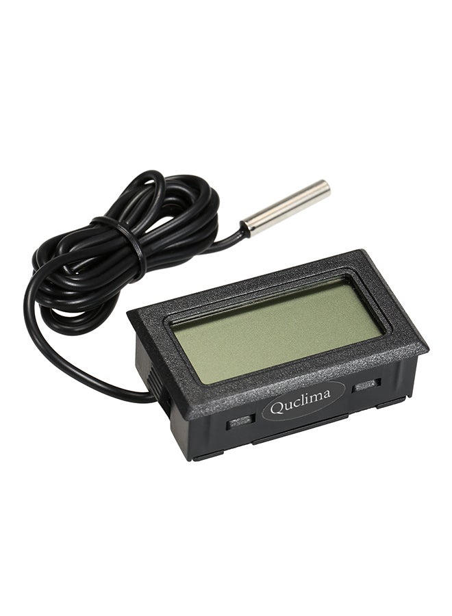 كويلما مقياس حرارة رقمي بشاشة عرض LCD 