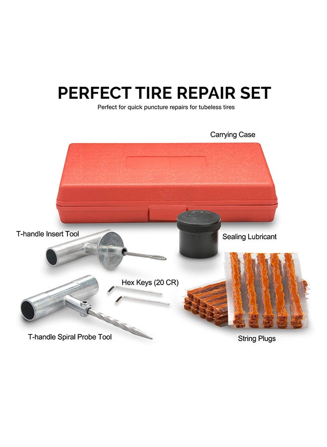 طقم إصلاح إطارات مثالي شامل مكوَّن من 35 قطعة - Image 2