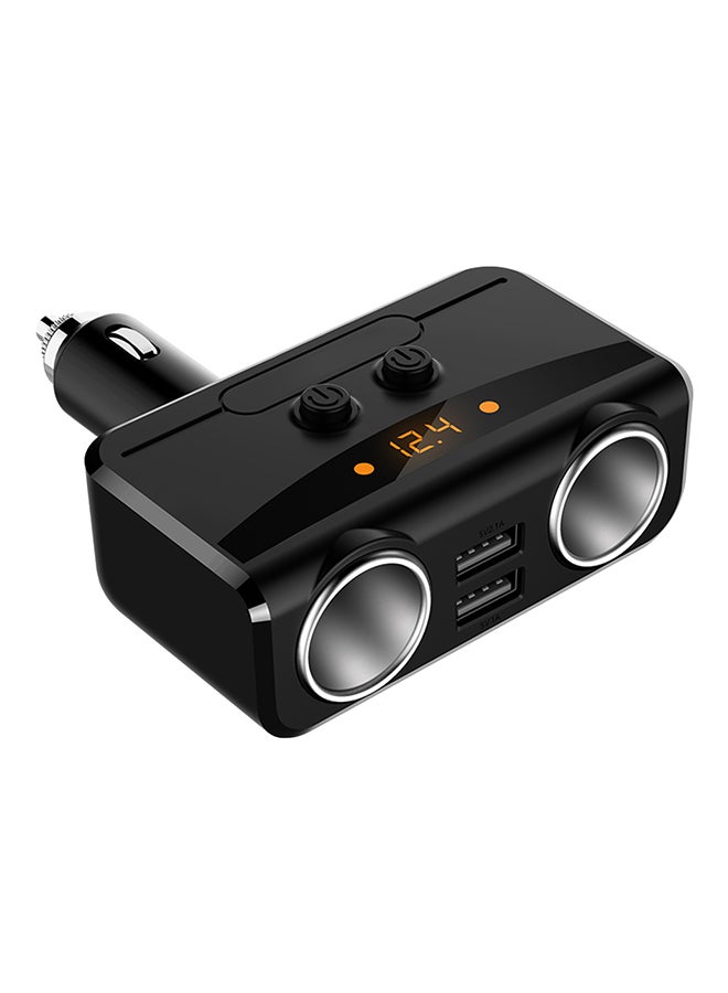Generic Car Charger Dual Cigarette Lighter 12 Volt  - Image 1