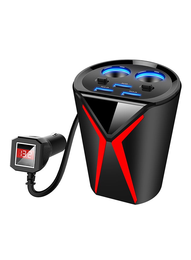 Generic 3 USB Dual Cigarette Lighter Car Charger 12 Volte  - Image 1