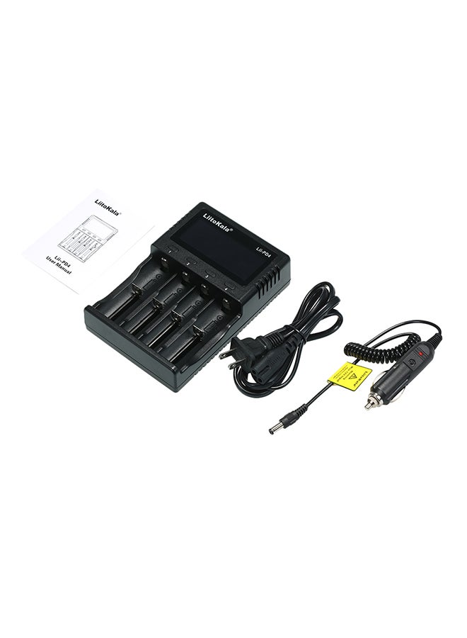 شاحن بطارية بـ4 فتحات وشاشة عرض LCD  - Image 2