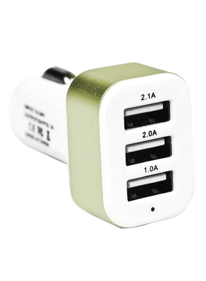 Generic Three Port Car Phone Charge Adapter 