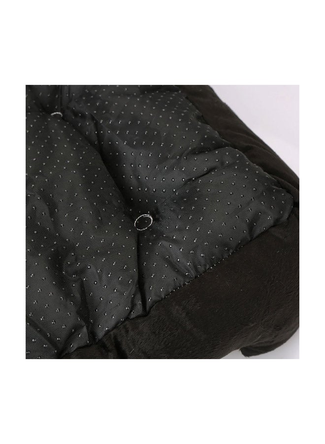 وسادة سرير للحيوانات الأليفة أسود - Image 4