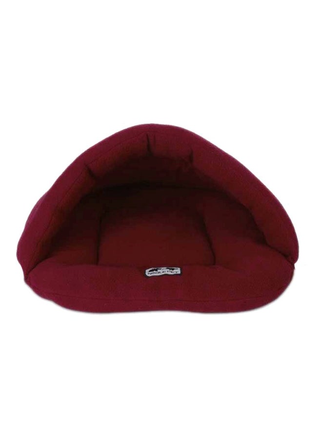 Cave Shaped Bed Wine Red M