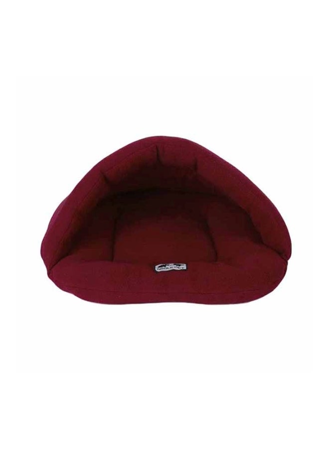 Cave Shaped Bed Wine Red L