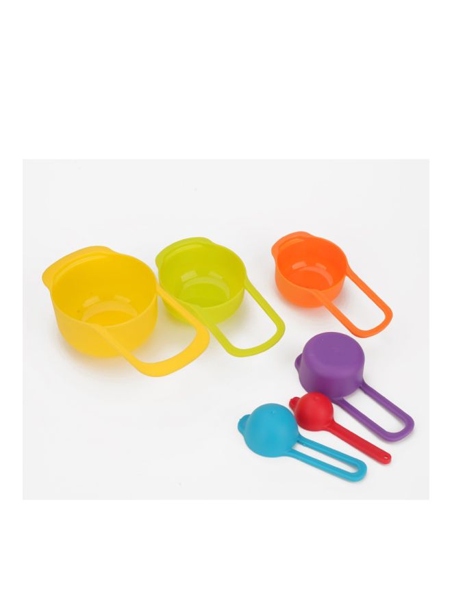 6-piece Measuring Spoon Set Yellow/Orange/Red - Image 5