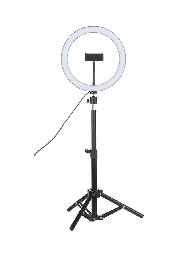 Generic - 5V DC 7W LED Light Selfie Camera Lamp With Telescopic Tripod Multicolour - Image 1