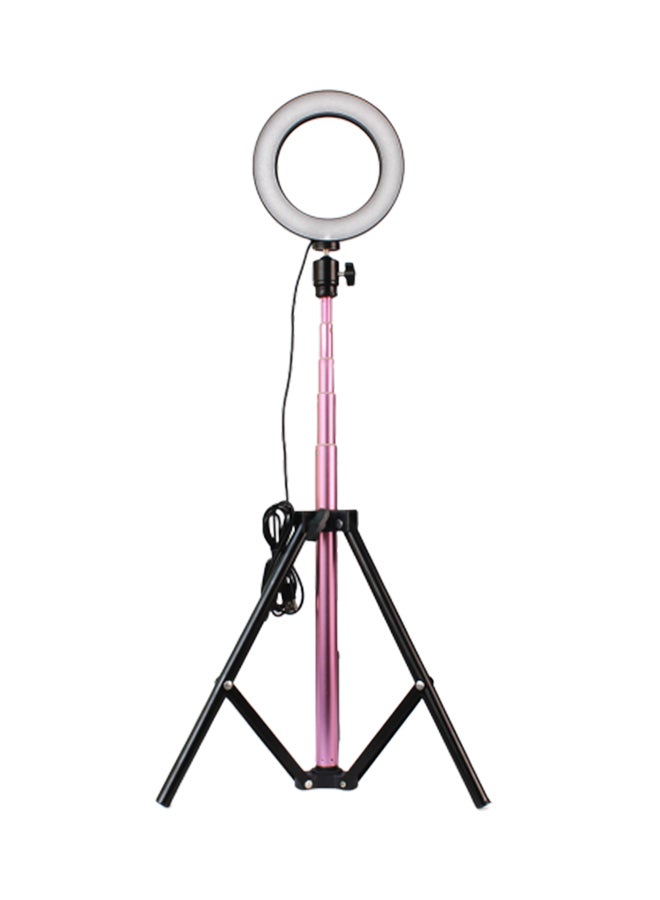 Generic - 5V DC 7W LED Light Selfie Camera Lamp With Telescopic Tripod Multicolour 1190grams - Image 1
