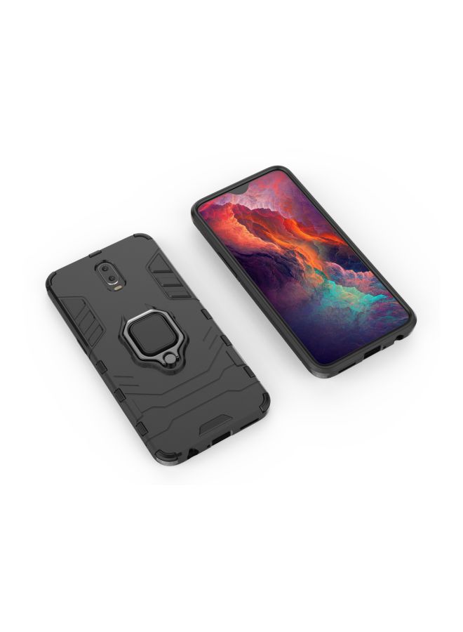 Magnetic Hard Case Cover With Finger Ring Holder For OPPO R17 Black - Image 4