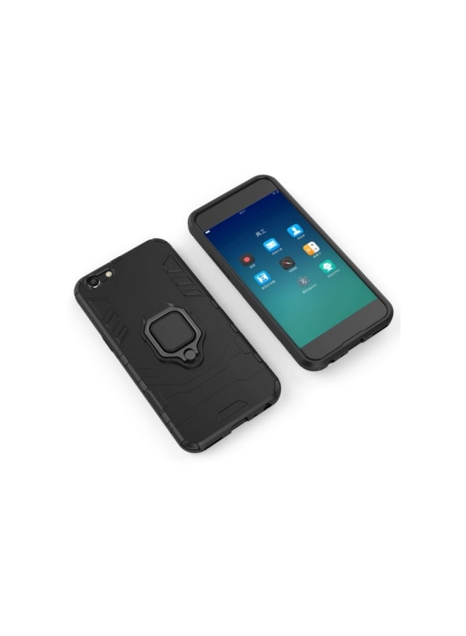 Protective Hard Case For Oppo A39 Black - Image 4