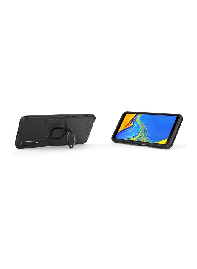 Magnetic Case Cover With Finger Ring Holder Samsung A7(2018) Black  - Image 5
