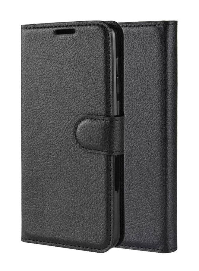 Generic - Protective Flip Cover For Huawei P30 Lite Black - Image 1